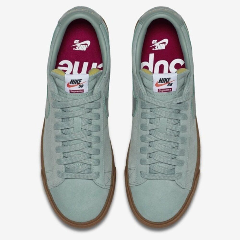 NIKE SB SUPREME BLAZER LOW GT QS Cannon Gum  716890-009 Womens 7 US 37.5 EUR